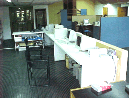 Vista interior del edificio de FyB Sistemas